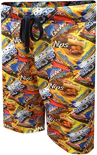 Fun Down Under Nestle Movie Candy boxes Lounge Shorts For Men (Large)