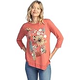 Jess & Jane Light French Terry Asymmetric Tunic - LT3