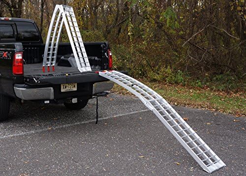Five Star Ramps 7 ft Arched Aluminum Collapsing Runner Ramp USA, 712F-2 One Pair