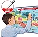 Handy Essentials Kids USA Map, Dry Erase Decal, Wall Decals [24 x 36 inches]