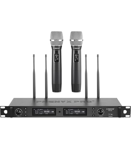 Amazon.com: Profession Wireless Microphone System, UHF
