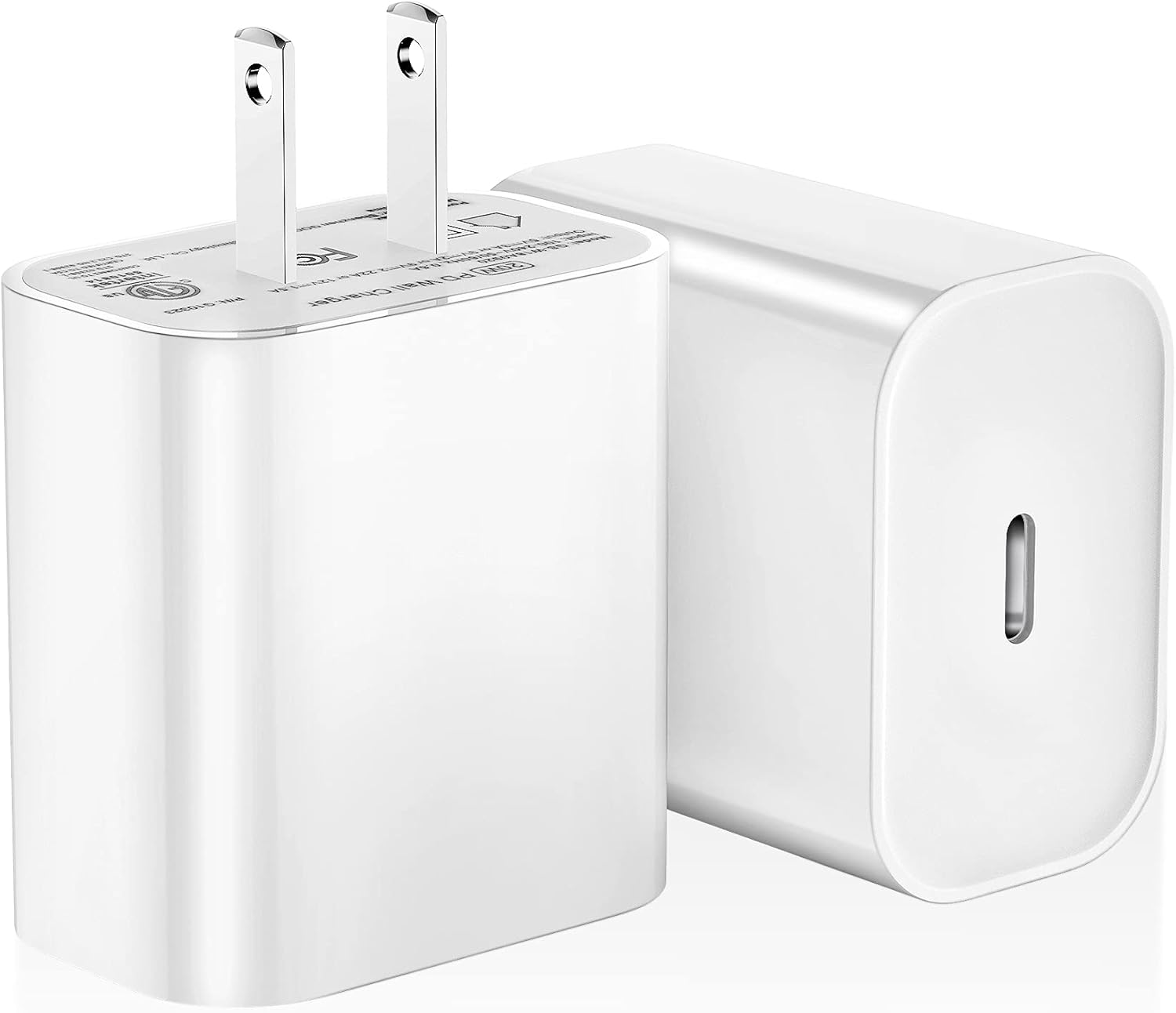 USB-C Power Adapter, 20W USB-C Fast Charging Wall Charger for iPhone 12/12 mini/12 Pro/12 Pro Max, iPhone 11/11 Pro/11 Pro Max, XR/XS/X/8