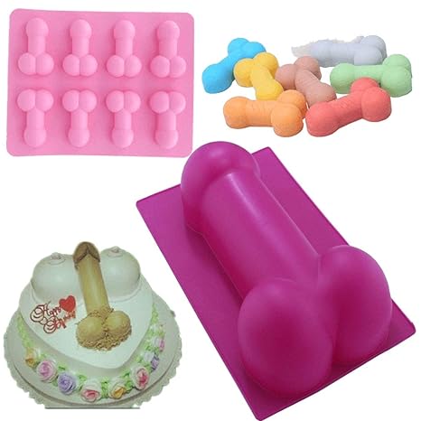 Molde del silicón del molde del pene 2pcs, molde grande del pene + ...