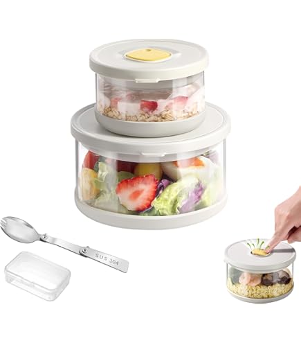 Amazon.com: 4-Piece Glass Food Storage Containers Set (2 Containers + 2  BPA-Free Lids) | 6.5-Cup, Leakproof | Microwave, Freezer, Oven & Dishwasher  Safe | Ideal for Meal Prep & Pantry Organization, White: Home & Kitchen