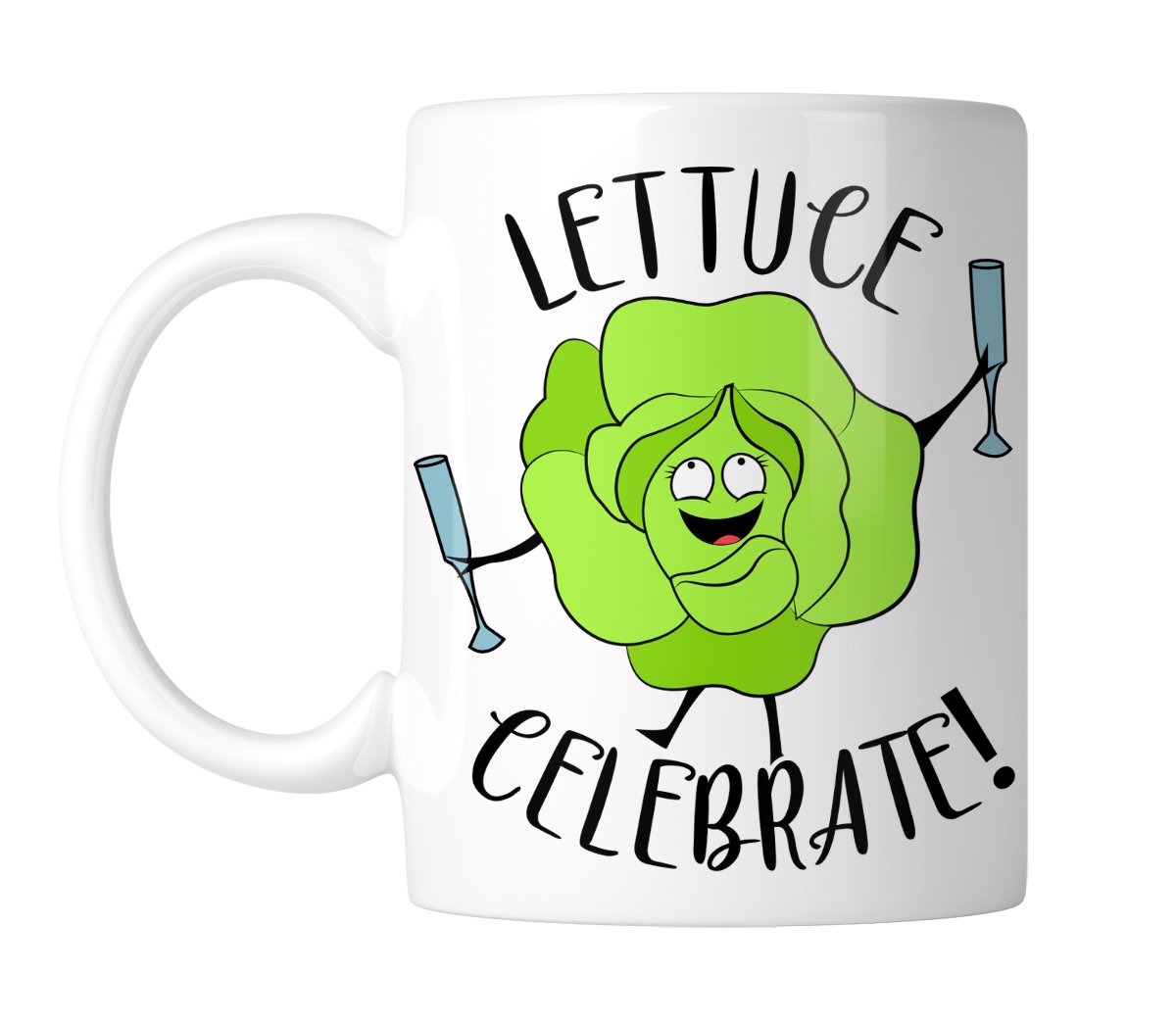 Lettuce Celebrate Funny 11 oz. Mug (1 Mug)