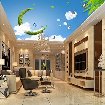 Fiartel foto Techo murales de papel tapiz Sueño cielo luna Hermoso