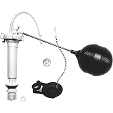 Danco Complete Toilet Repair Kit, Fill Valve &amp; Flapper, White (80816)