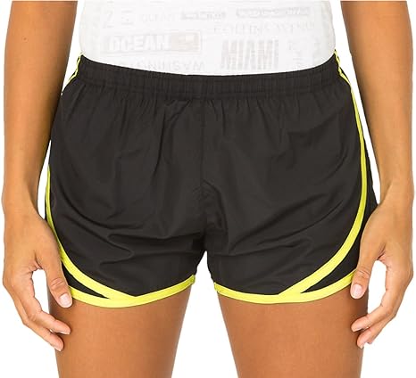 adidas black shorts with yellow stripes