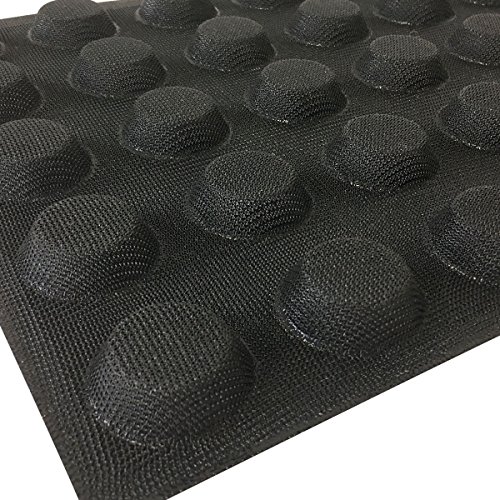 Bluedrop Silicone Bread Form Round Shape Bread Tray Perforated Bakery Molds Mini Hamburger - Thumbnail 6