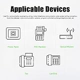 Ancable BT Plug to RJ11 Telephone Cable 3M Flat 6P2C Landline Modem Cable view 2