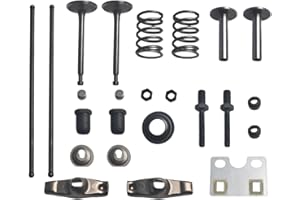 SUPERMOTORPARTS Generator Engine Valve Push Rod with Lawn Mower Guide Plate for Honda GX340 GX390 11HP 13HP 188F 5KW with Lawn Mower Guide Plate