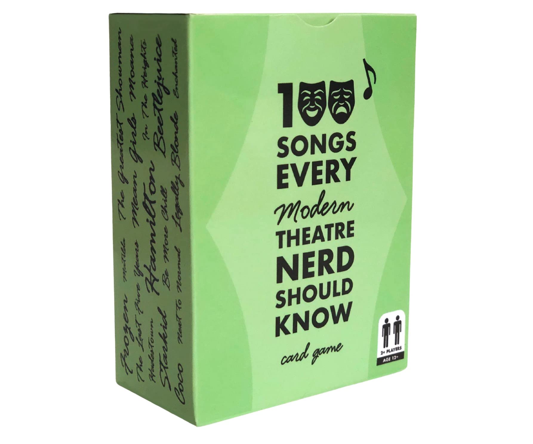 spinningrock 100 Songs Every Theatre Nerd Should Know - Ultimate Musical Theatre Card Game - Modern Deck