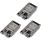 3PCS ESP32 ESP-32S WiFi Development Board NodeMCU ESP-32 Microcontroller 2.4GHz Dual-Core WiFi Bluetooth Processor Integrated Chip CP2102