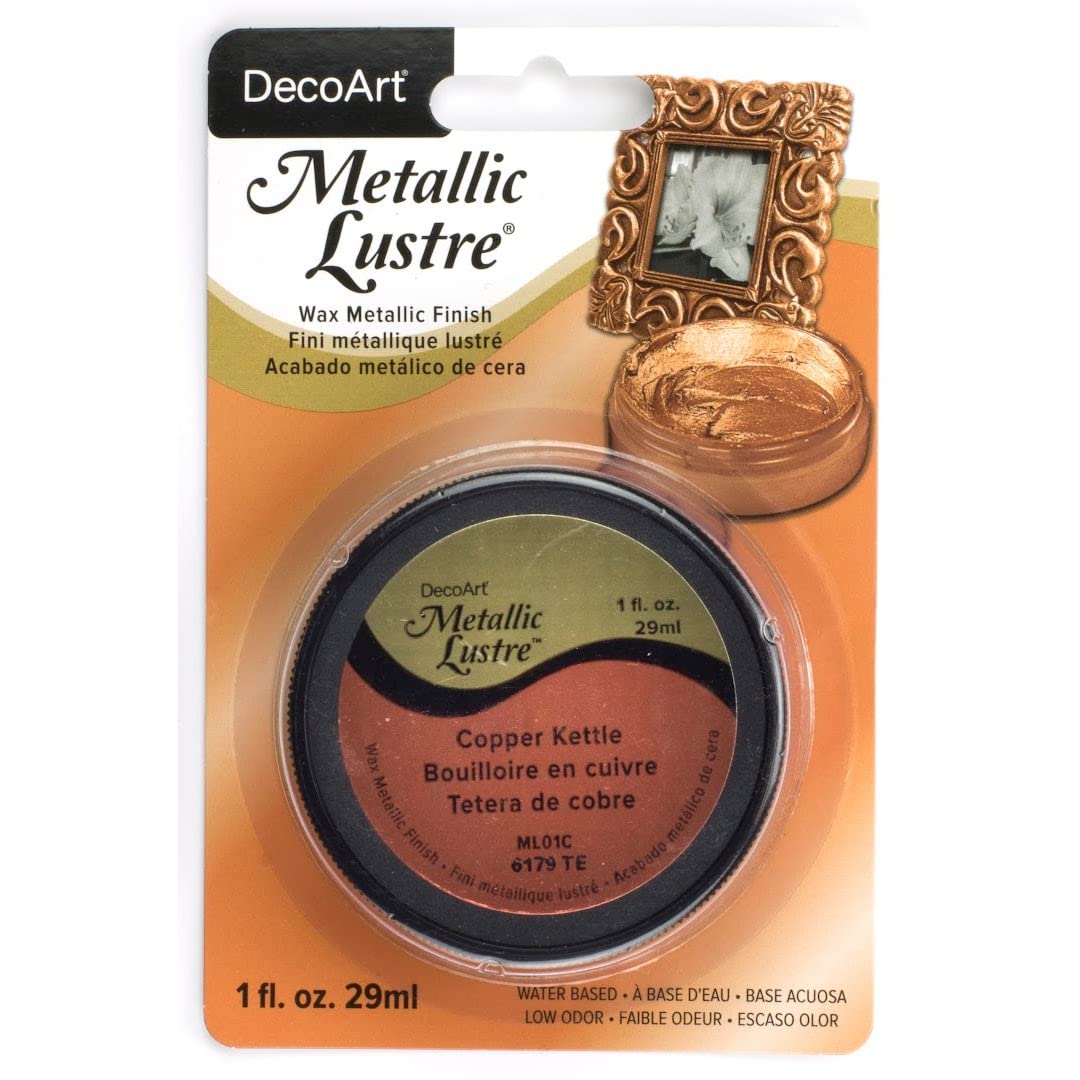 Deco Art Metallic Lustre Wax Finish 1oz-Copper Kettle