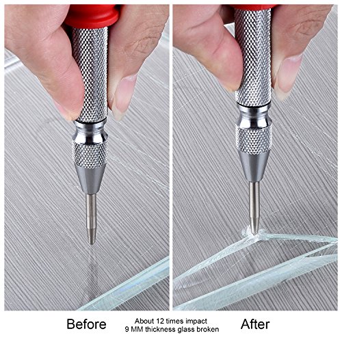 Hotop 5 Inch Automatic Center Hole Punch Marker Scriber Window Puncher