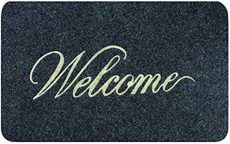 GRECUTE CCD5080-GR Front Doormat,Welcome Scraper, Outide/Inside Entrance Door Mat