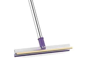 Large Pet Hair Removal Broom,DELOMO Dual Pet Hair Rake- 52" Handle & Extendable Design,Adjustable Long Handle Sticky Mop for Low Pile Rugs Stairs, Carpet Brush Scraper Dog Cat Hair Remover Broom