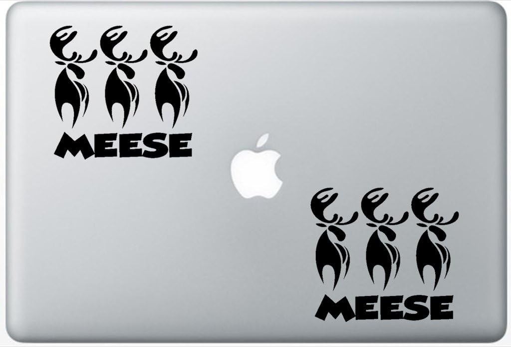 Meese Car LeporeDecals1516 Set Of Two (2x) , Decal , Sticker , Laptop , Ipad , Car , Truck