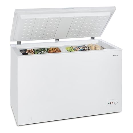 Klarstein Iceblokk 300 • 4-Sterne Gefrierschrank • Gefriertruhe • Tiefkühltruhe • 300 Liter Gefrierraum • Energieeffizienzkla