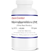 Polyvinlypyrrolidone, Povidone, (PVP-40),k-30, Ultra Pure, 100 Grams