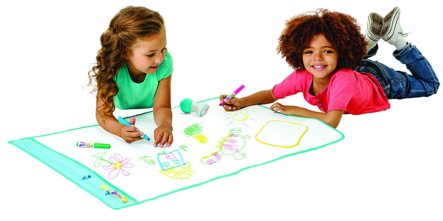 CRAYOLA 04-0034 Colora e Ricolora - Rug - Maxi reusable surface for drawing and coloring