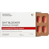 Advanced Trichology DHT Blocker Maximum Strength | Hair Growth Supplement with Saw Palmetto &amp; Pumpkin Seed Oil for Women &amp; Men | Trichologist-Developed | 30 Day Supply