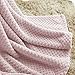 Simple&Opulence Flannel Fleece Velvet Plush Throw Blanket, 50x60 Inch, Lightweight Winter Warm Fluffy, Cozy, Fuzzy, Ultra Soft All Season for Bed/Couch/Sofa-Blush Pink