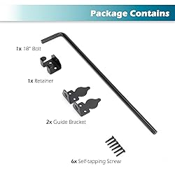 YONSIN 18" Cane Bolt Heavy Duty Drop Rod Gate