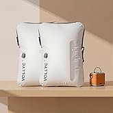 VOLLYC Travel Vacuum Bags with Pump, 25L Large Capacity Vacuum Bags for Travel, IPX7 Waterproof, Open Zipper, Reusable Travel Essentials Compression Bags for Luggage Backpack Suitcase Home Storage