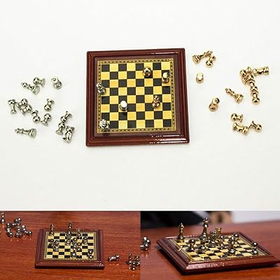 Tcplyn Lovely Miniature Metal International Chess Guadeloupe | Ubuy