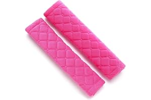 2 Pack Universal Car Seat Belt Pads, Car Seat Neck Cover, Adult Seat Belt Shoulder Strap Covers Harness Pad Shoulder Strap Pr