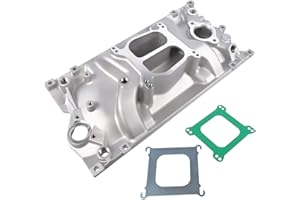 Woosphy 2007 Intake Manifold Dual Plane Aluminum Replacement for Chevy Small Block Vortec Engine V8 5.0L/305 V8 5.7L/350 1996