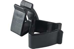 HOOOWOOO Outdoor Furniture Clips Fasteners Patio Sofa Clips for Sectional Module Rattan Wicker Chairs Fasteners, 4 Pieces Black