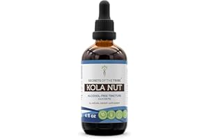 Secrets of the Tribe Kola Nut Tincture Alcohol-Free Extract, Kola nut (Cola Acuminate) Dried Nut (4 FL OZ)