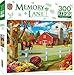 MasterPieces - 300 Piece Jigsaw Puzzle, Large EZ Grip Shapes, Rolling Pastures, Fun for Adults, Seniors, Family, Kids, Non-Glare Finish, 18
