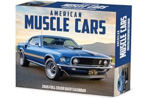 American Muscle Cars 2026 5.4" x 6.2" Box Calendar
