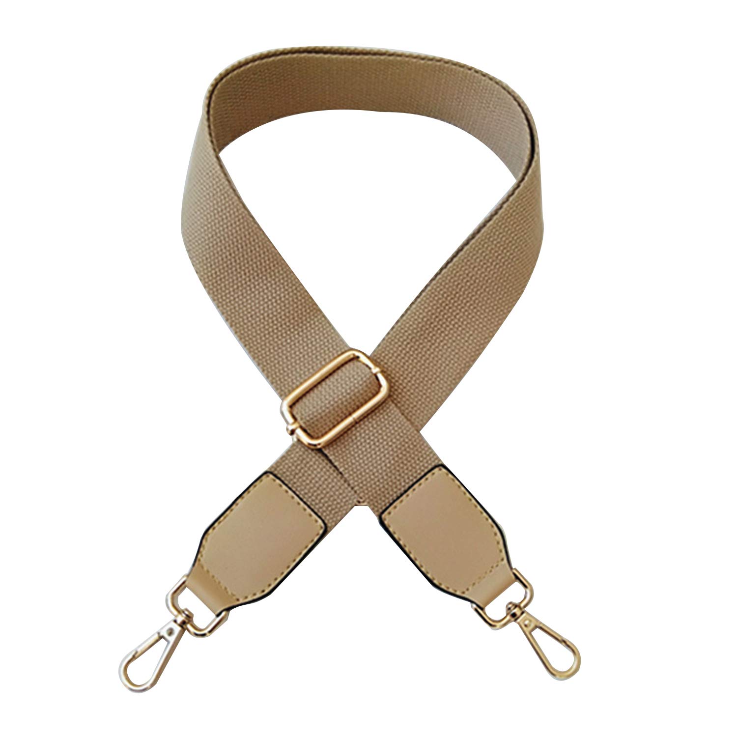 NOTAG Bag Strap Replacement, Adjustable Wide Shoulder Strap Replacement Crossbody Purse Strap (Khaki)