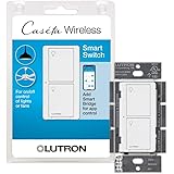 Lutron Caseta Smart Home Switch, Works with Alexa, Apple HomeKit, Google Assistant | 6-Amp, for Ceiling Fans, Exhaust Fans, L