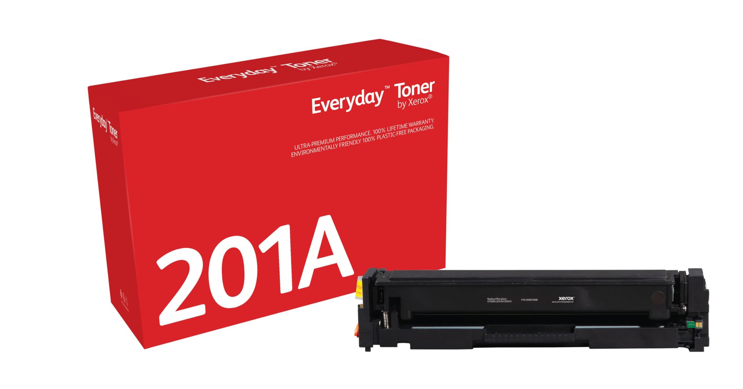 Xerox Everyday Compatible HP 201A CF400A Black Toner, Standard Capacity