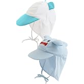 Cuddle Club Baby Sun Hat, UPF 50+ Sun Protection | All-Day Adjustable Infant Sun Hat for Head, Neck &amp; Eyes,