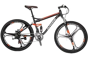 Eurobike 27.5 inch Mountain Bike 21 Speed Orange S7