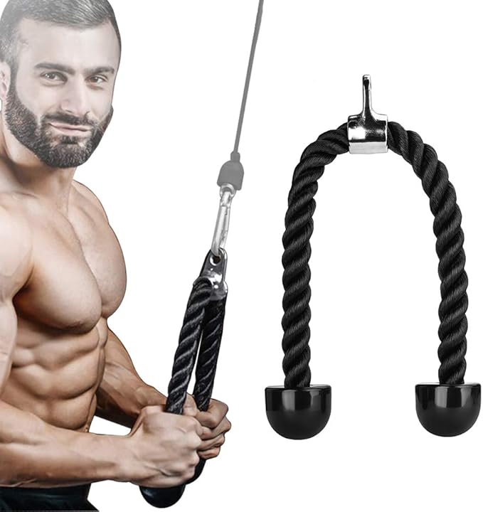 Riiai Trizepsseil zum Herunterziehen, strapazierfähig, Trizepsseil