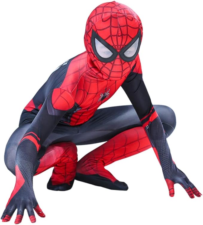 Adulto Niños Hombre Araña Lejos De Casa Cosplay Spiderman Superhero