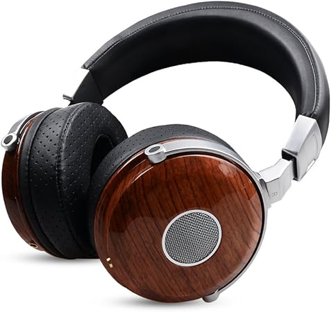 Amazon Woodhifi M3 ウッドヘッドホン Wood イヤホン ステレオヘッドフォン 密閉型 折りたたみ式 ダイナミック Hifi ローズウッド 家電 カメラ