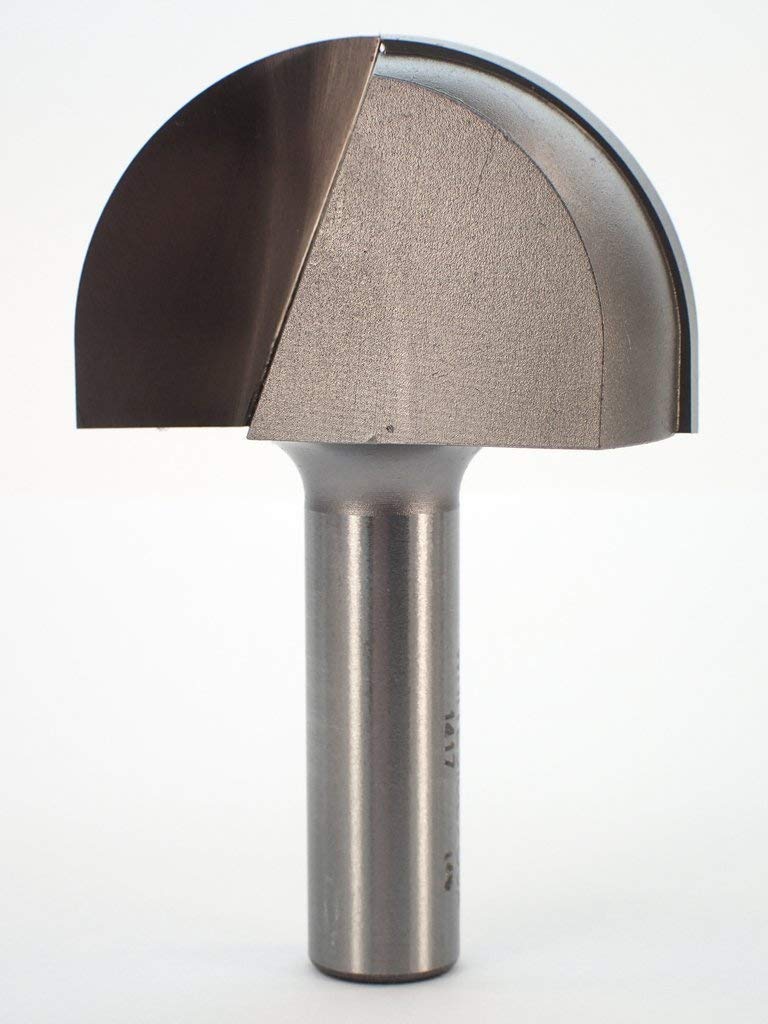 Whiteside Router Bits 1417 Round Nose Bit with 1-Inch Radius, 2-Inch Cutting Diameter and 1-1/4-Inch Cutting Length