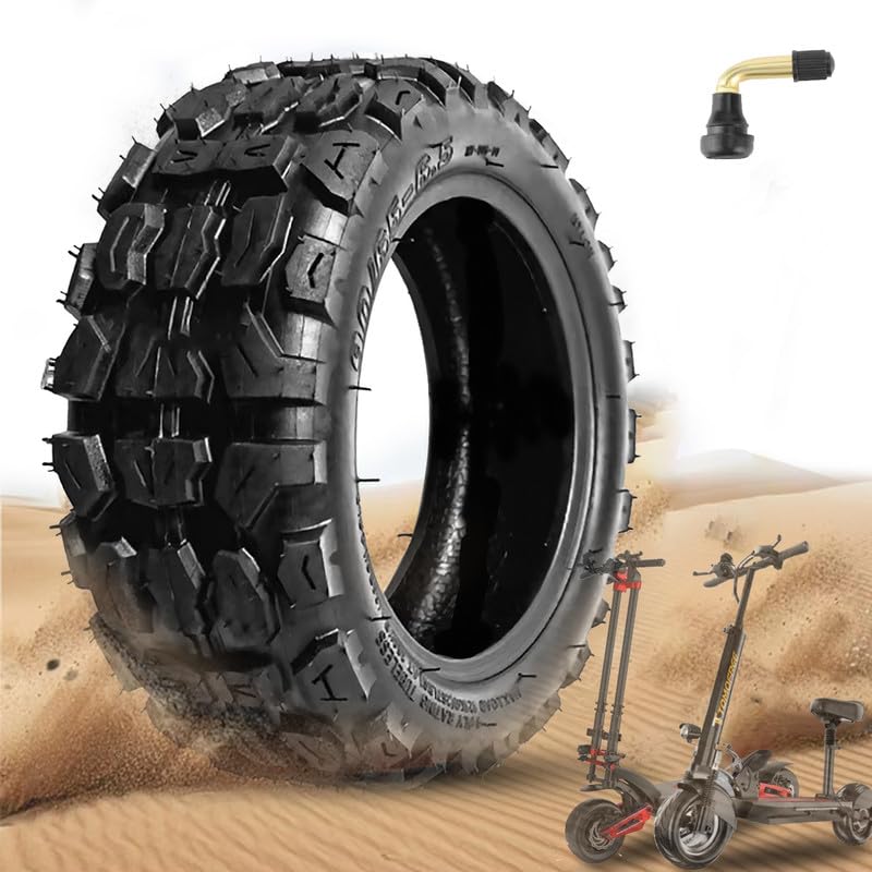 GLDYTIMES 11 Inch 90/65-6.5 Off-road Vacuum Tire Snow Tire Replacement for Dualtron Ultra/Thunder, Zero 11x, Speedual Plus, Kaabo Wolf Warrior Electric Scooter~Thickended Anti-slip Wear-resistant Tyre