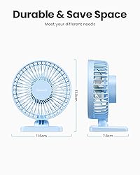 Gaiatop USB Desk Fan, Small But Powerful, Portable