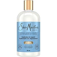 SheaMoisture Manuka Honey & Yogurt Hydrate & Repair Sulfate-Free Shampoo for Damaged Wavy & Curly hair with Mafura & Baobab O