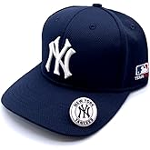 Officially Licensed New York Baseball Team Kids Youth Hat Adjustable Classic Logo Cap (Navy Blue)