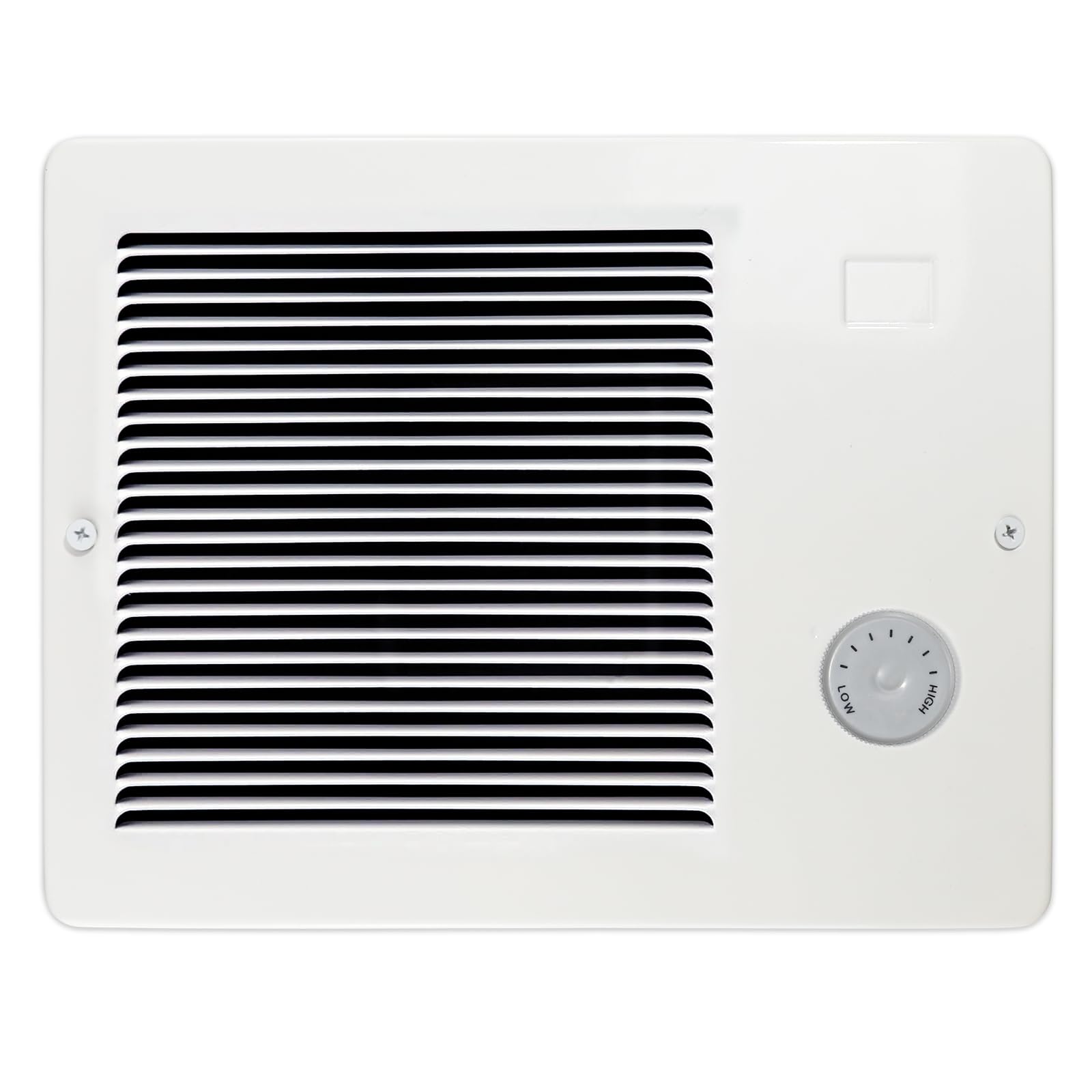 Photo 1 of 174 White Grille Wall Heater with Built-in Adjustable Thermostat and Manual Reset Thermal Overload Protector.750/1500W 120V, 1500W 240 V, Heating Coverage Area: 100–150 sq. ft.
